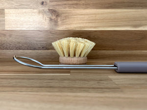 Natural Dish Brush - Silicone Handle